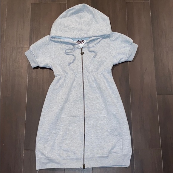 Free People Hoodie Short Sleeve 